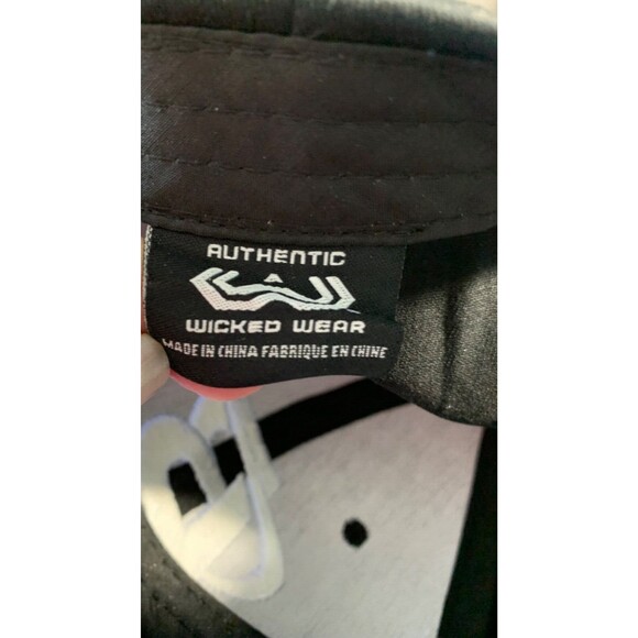 Wicked Wear Brand Baseball Hat Authentic Bodybuilding.com New Black / White cap - Picture 8 of 9